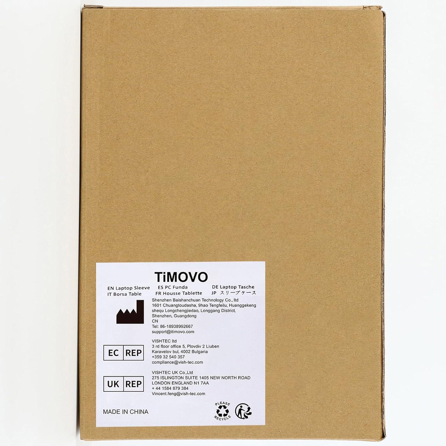 imageTiMOVO 13 Inch Tablet Sleeve for iPad Air 13quot M3 2025 iPad Pro 13quot iPad Pro 129quot Galaxy Tab S9 PlusS10 PlusS9 FES9 FE Plus 124quot Remarkable Paper Pro 118quot Protective Carrying Bag Black