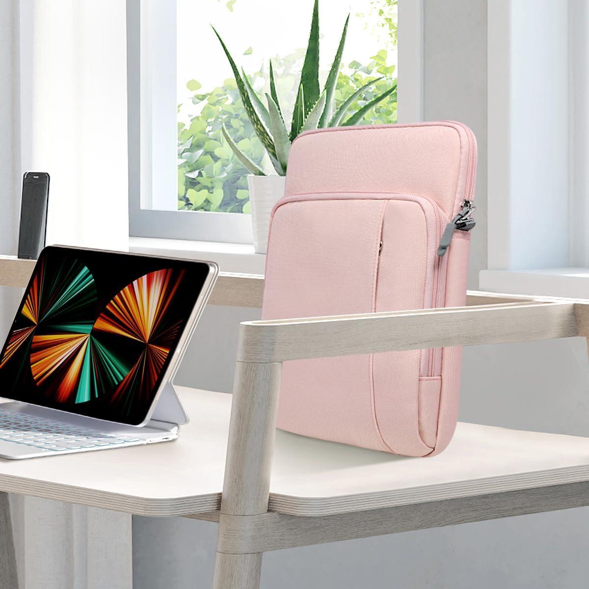 imageTiMOVO 13314 Inch Laptop Sleeve Carrying Bag with Pockets for iPad Air 13 Inch 2024iPad Pro 13 Inch 2024MacBook Air 20222018MacBook Pro M2M2M1 ProM1 MaxGalaxy Tab S9S8 124quotBlackPink