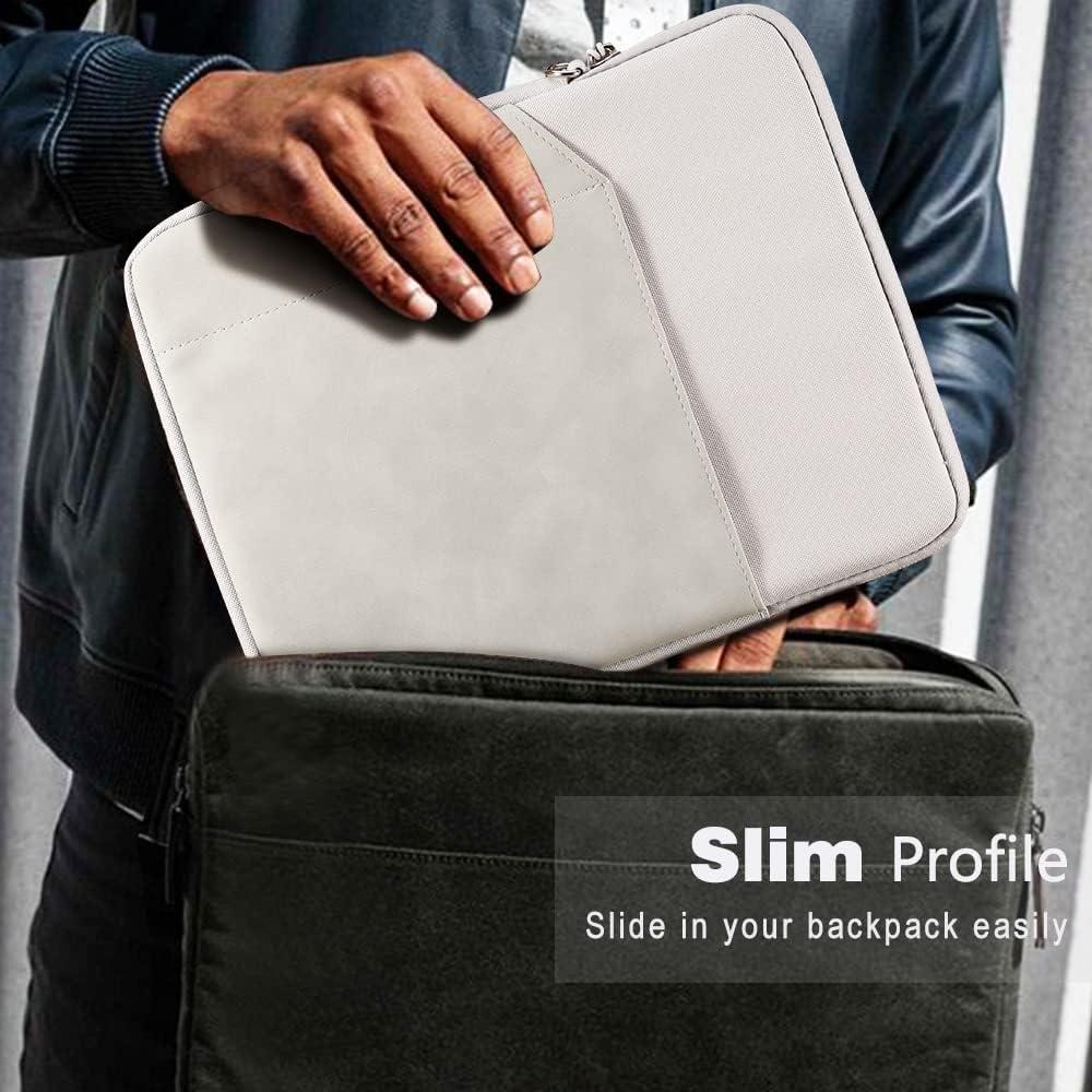 imageTiMOVO 911 Inch Tablet Sleeve Bag for iPad 11inch A16 2025 iPad 10th Gen 109quot iPad 102quot iPad Air 11Air 5th4th Gen 109quot Galaxy Tab A9A9 Plus 11quot Protective Bag with Pocket Light GrayLight Gray