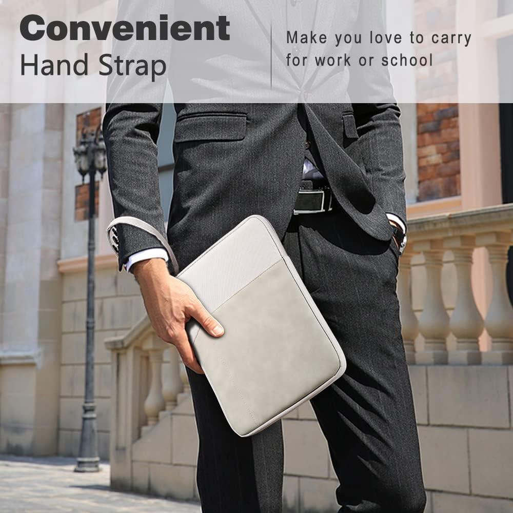imageTiMOVO 911 Inch Tablet Sleeve Bag for iPad 11inch A16 2025 iPad 10th Gen 109quot iPad 102quot iPad Air 11Air 5th4th Gen 109quot Galaxy Tab A9A9 Plus 11quot Protective Bag with Pocket Light GrayLight Gray
