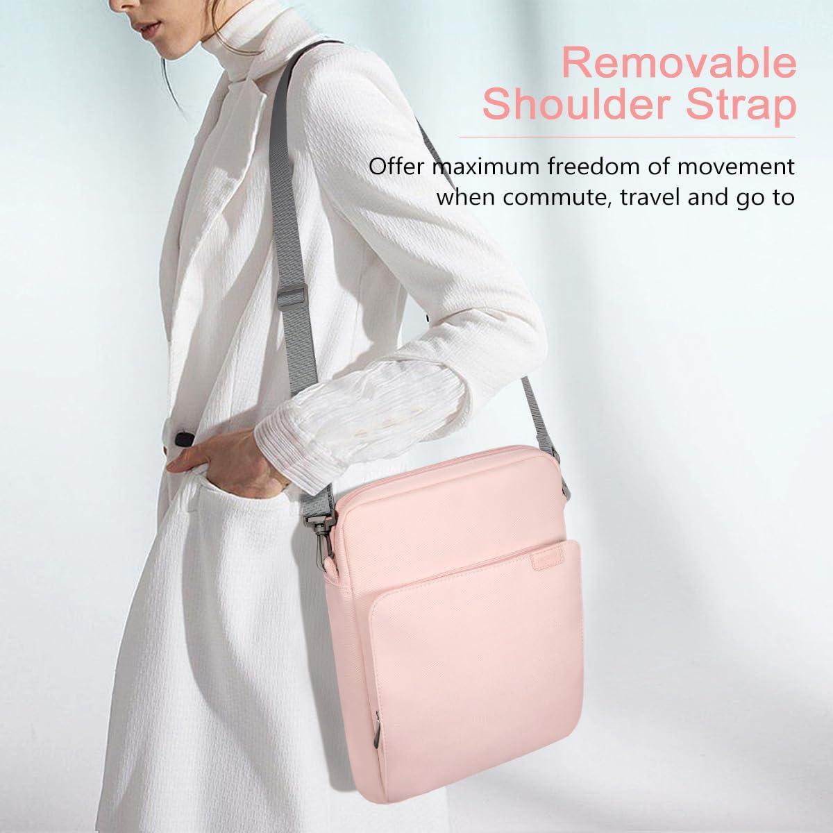 imageTiMOVO 911 Inch Tablet Sleeve Bag with Shoulder Strap for iPad 11inch A16 2025 iPad 109quot102quot Air 115th4th Gen 109quot Galaxy Tab A9 Plus 11quot PinkApink