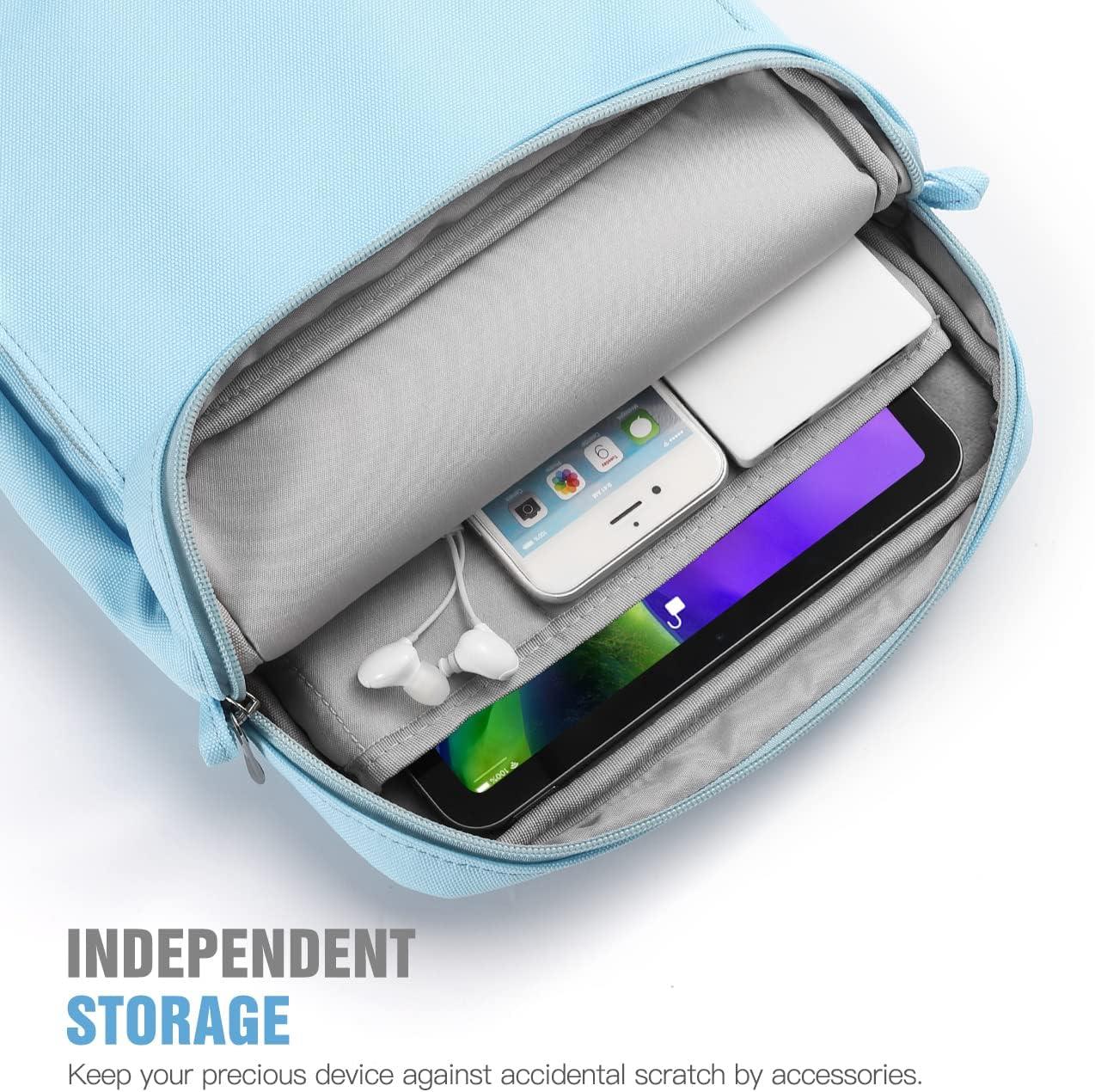 imageTiMOVO 911 Inch Tablet Sleeve Bag with Shoulder Strap for iPad 11inch A16 2025 iPad 109quot102quot Air 115th4th Gen 109quot Galaxy Tab A9 Plus 11quot PinkAblight Blue