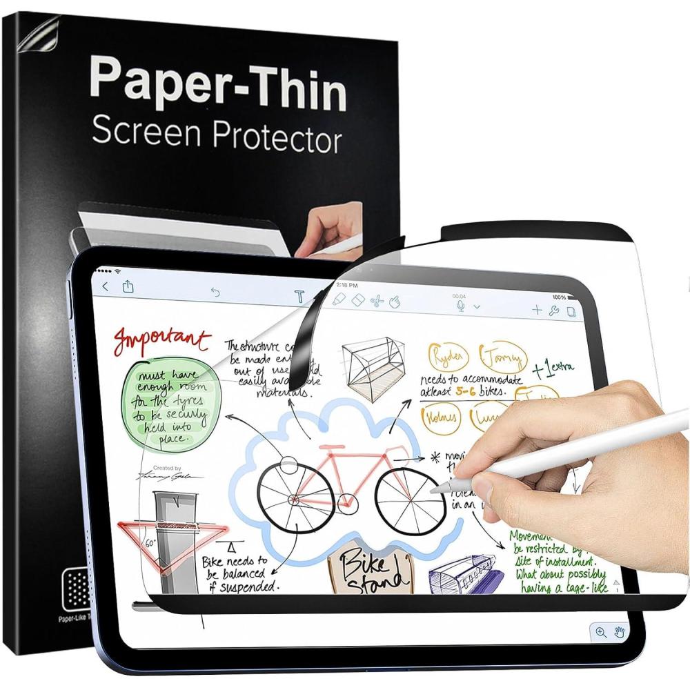 imageTiMOVO 1 Pack Magnetic FeelPaper Screen Protector for iPad A16 11th Generation 11 inch 2025 iPad 10th Generation 109quot 2022 Removable Reusable Film Draw Like on Paper Anti Glare Scratch Matte