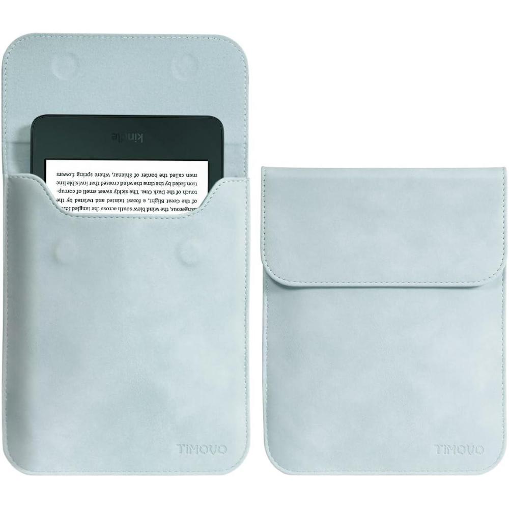 imageTiMOVO 6 Inch Tablet Sleeve for AllNew 6quot Kindle 11th Generation 20242022 Protective Sleeve Cover Case with Pocket for Kindle EReader Light BlueLight Blue