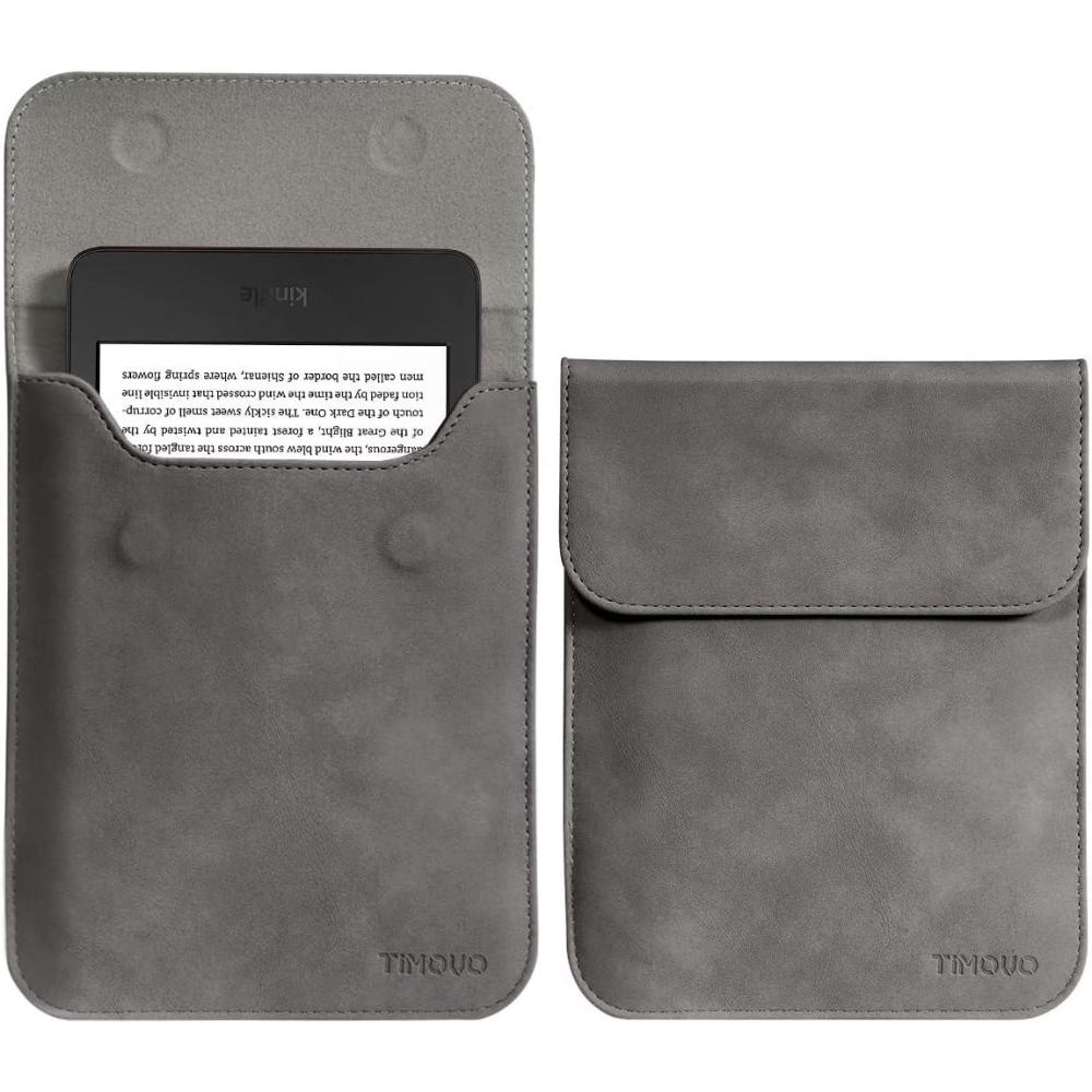 imageTiMOVO 6 Inch Tablet Sleeve for AllNew 6quot Kindle 11th Generation 20242022 Protective Sleeve Cover Case with Pocket for Kindle EReader Light BlueSpace Gray