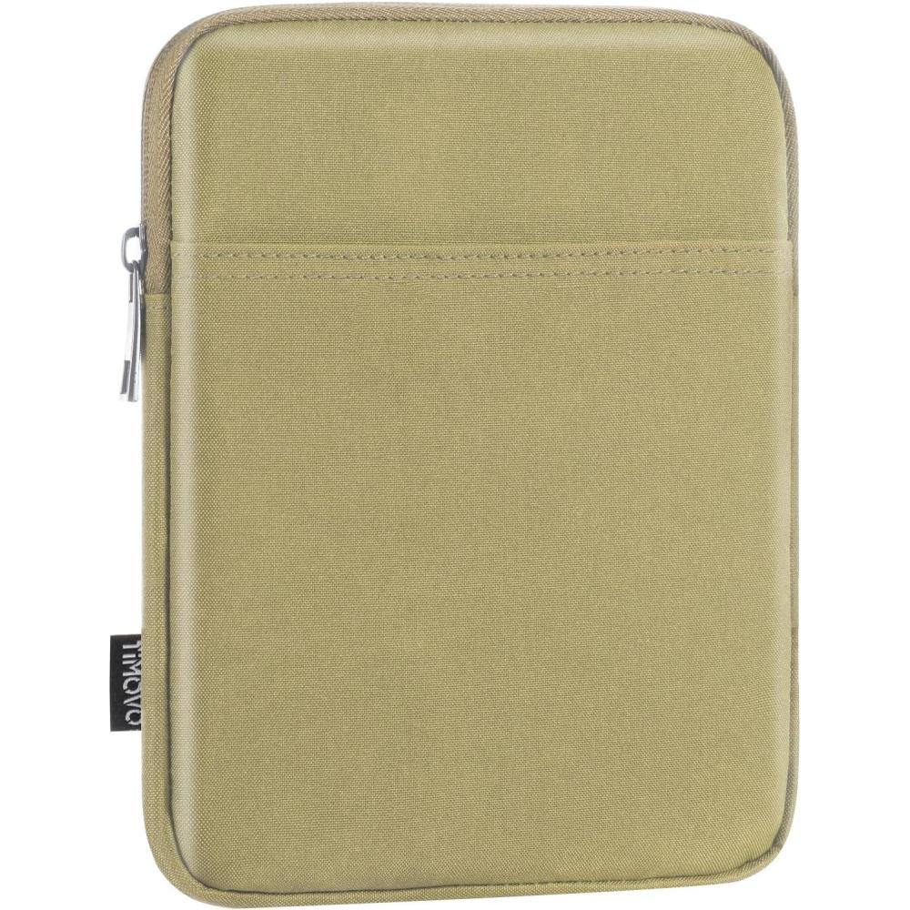 imageTiMOVO 67 Inch Sleeve Case for AllNew Kindle Paperwhite and Kindle Colorsoft Signature Edition Protective Sleeve Cover Pouch Bag Carrying Case for Kindle EReaderOasis Space GrayKhaki