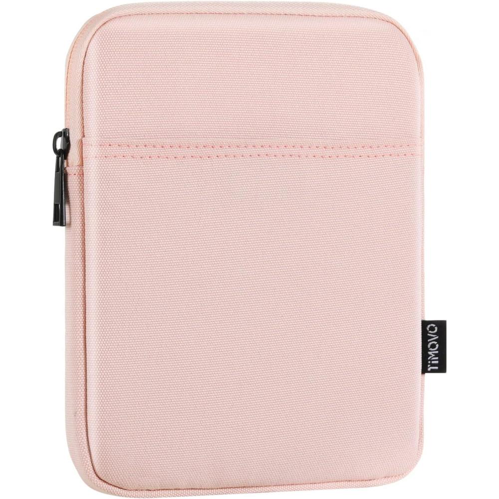 imageTiMOVO 67 Inch Sleeve Case for AllNew Kindle Paperwhite and Kindle Colorsoft Signature Edition Protective Sleeve Cover Pouch Bag Carrying Case for Kindle EReaderOasis Space GrayPink