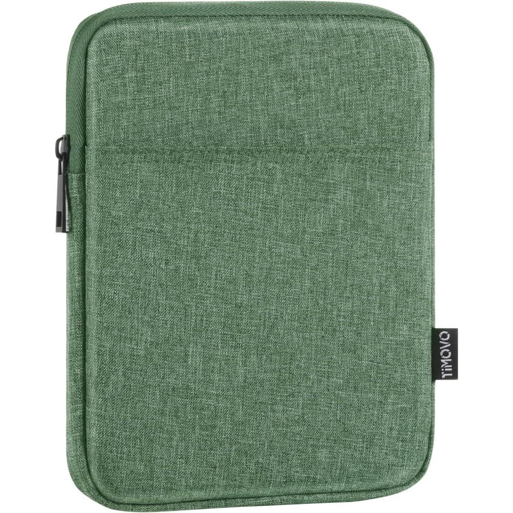 imageTiMOVO 67 Inch Sleeve Case for AllNew Kindle Paperwhite and Kindle Colorsoft Signature Edition Protective Sleeve Cover Pouch Bag Carrying Case for Kindle EReaderOasis Space GrayABodhi Green