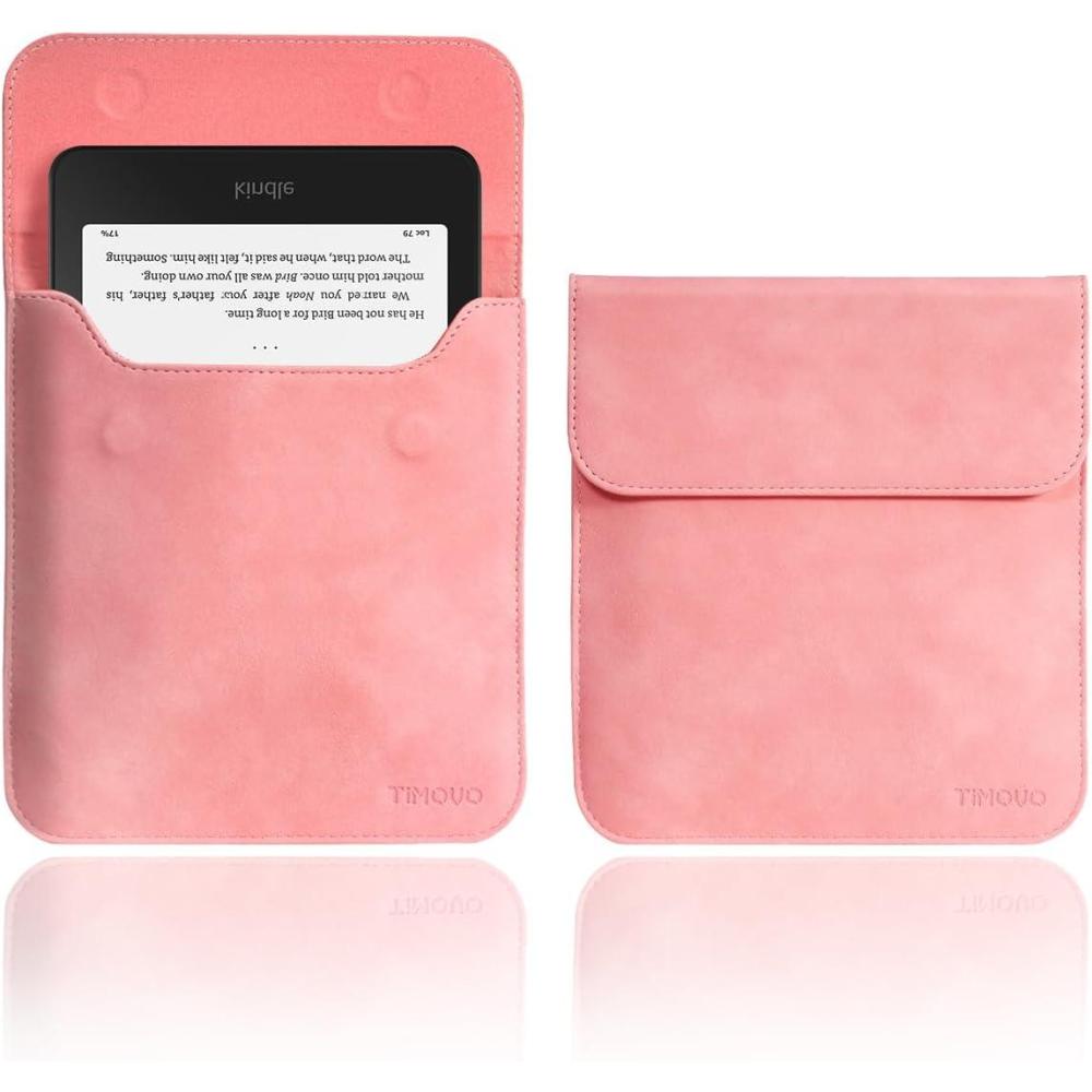 imageTiMOVO 7 Inch Sleeve Case for Kindle Oasis 10th Gen 20199th Gen 2017 Protective Sleeve Cover Pouch Bag for Kindle EReader Space GrayPink