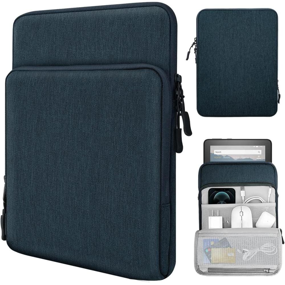 imageTiMOVO 911 Inch Tablet Sleeve Bag for iPad 11inch A16 2025 iPad 10th Gen 109quot iPad 102quot iPad Air 11Air 5th4th Gen 109quot Galaxy Tab A9A9 Plus 11quot Carrying Bag with Pockets BlackIndigo