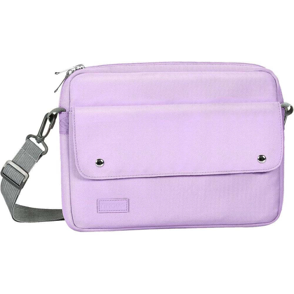 imageTiMOVO 911 Inch Tablet Sleeve Bag with Shoulder Strap Fits iPad 11inch A16 2025 iPad 10th Gen 109quot102quot iPad Air 115th4th Gen 109quot Galaxy Tab A9 Plus 11quot PinkPurple