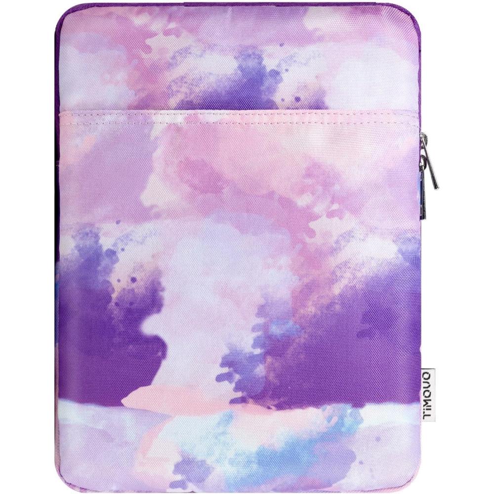 imageTiMOVO 911quot Tablet Sleeve Bag for iPad 11inch A16 2025 iPad 10th Gen 109quot iPad 102quot iPad Air 11 Inch5th4th Gen 109quot Galaxy Tab A9 Plus 11quot Protective Bag Fit Smart Keyboard Dusty BlueWatercolor Purple