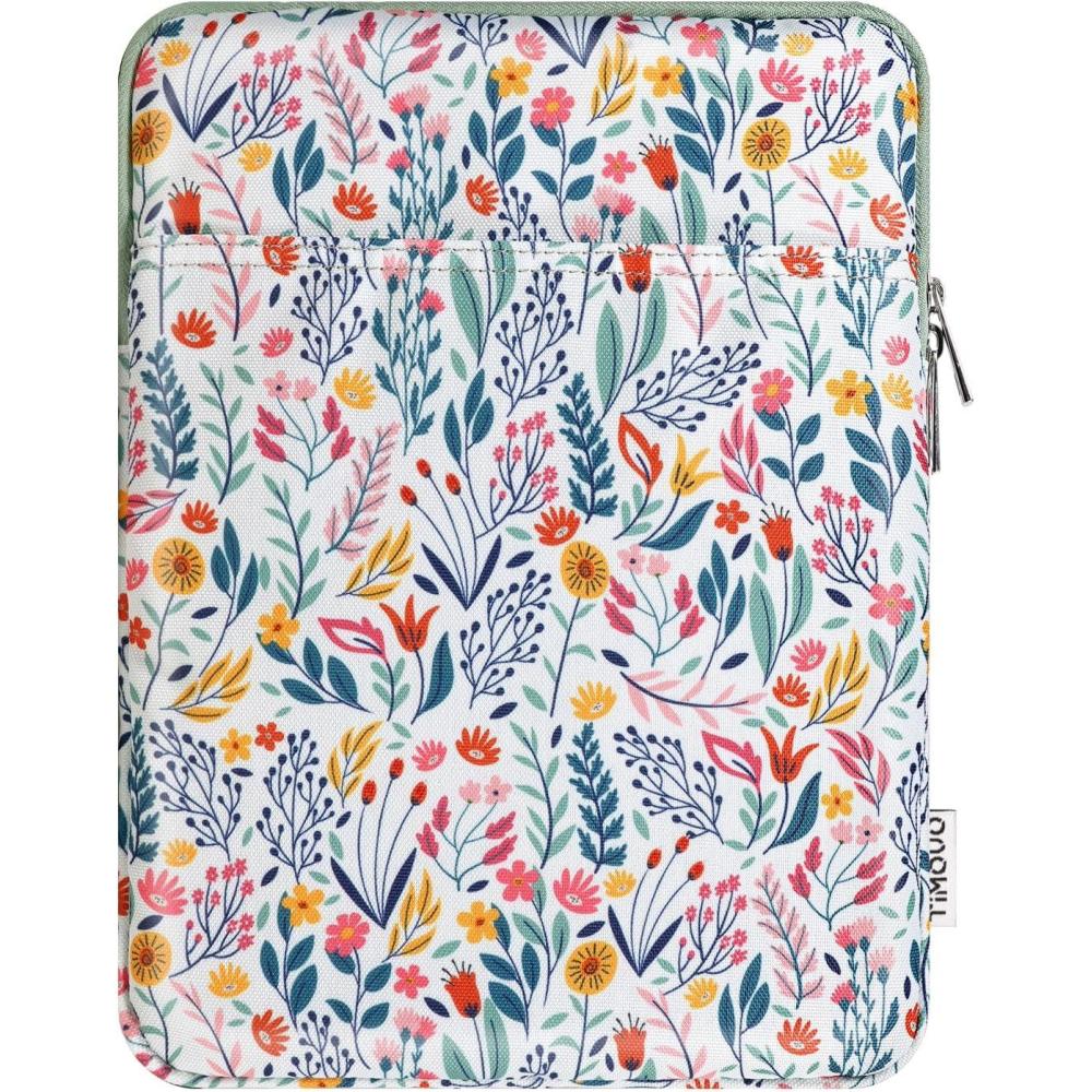 imageTiMOVO 911quot Tablet Sleeve Bag for iPad 11inch A16 2025 iPad 10th Gen 109quot iPad 102quot iPad Air 11 Inch5th4th Gen 109quot Galaxy Tab A9 Plus 11quot Protective Bag Fit Smart Keyboard Dusty BlueAaFlowers