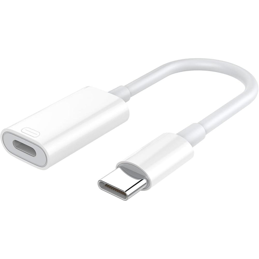 imageTiMOVO Lightning to USB C Adapter for iPhone 15 Pro Max15 Pro15 Plus Type C Charger Connector Cable Support 35W Fast Charging ampamp Data Transfer Lightning Converter for iPad Not for Audio OTG1 Pack