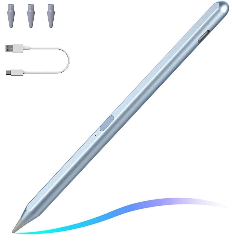 imageTiMOVO Magnetic Stylus Pen Compatible with Remarkable Paper ProPro Move with Eraser Digital Pen for Remarkable Paper Pro with 4096 Pressure Sensitivity Palm Rejection ampamp Spare Nibs BlackBlue