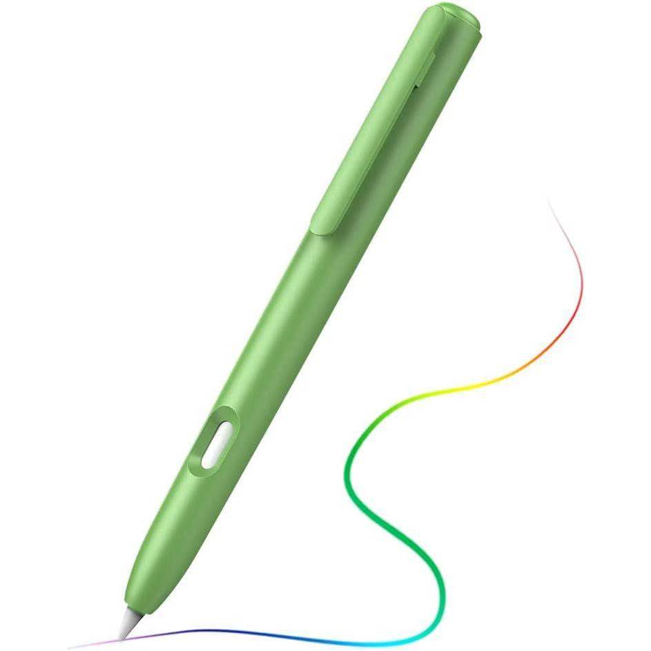 imageTiMOVO Pencil Holder Case Fit Apple Pencil 2nd GenerationAntiScratch Retractable Protective Tip Cap Case Fit iPad Mini 6 2021 iPad Air 54 2022 iPad Pro 11129202120202018  Green