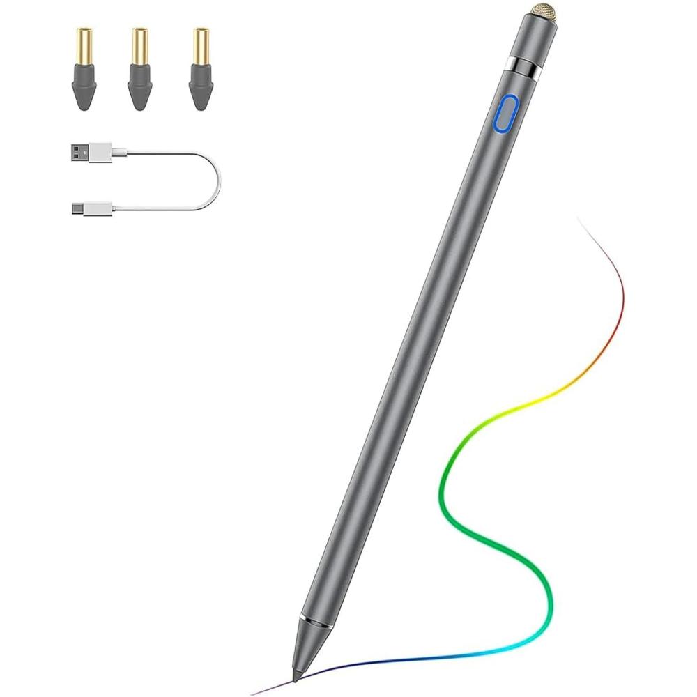 imageTiMOVO Stylus Pen for iPad 11th10th9th8th7th Generation 20Hrs Work Palm Rejection iPad Pen Compatible with iPad Air 11quot13quotM3M25th4th Mini 6th5th High Precise iPad Pencil 1st Gen WhiteSpace Gray
