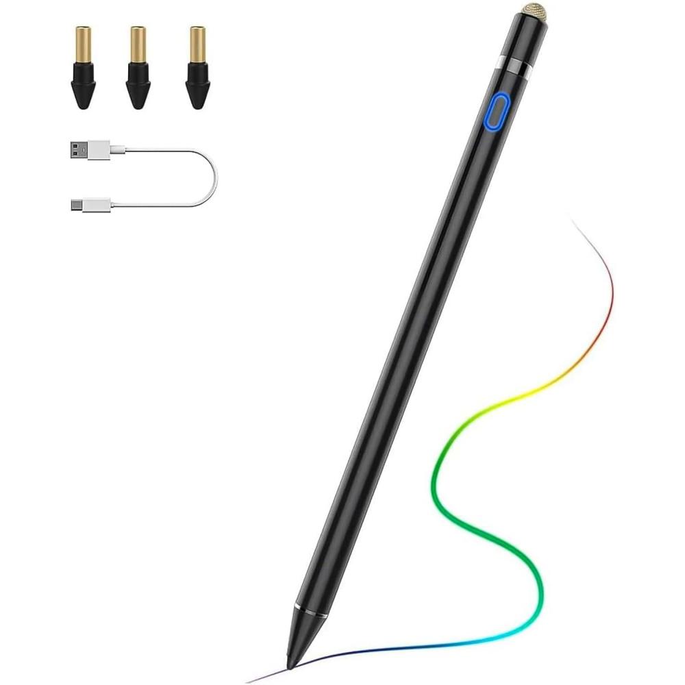 imageTiMOVO Stylus Pen for iPad 11th10th9th8th7th Generation 20Hrs Work Palm Rejection iPad Pen Compatible with iPad Air 11quot13quotM3M25th4th Mini 6th5th High Precise iPad Pencil 1st Gen WhiteBlack
