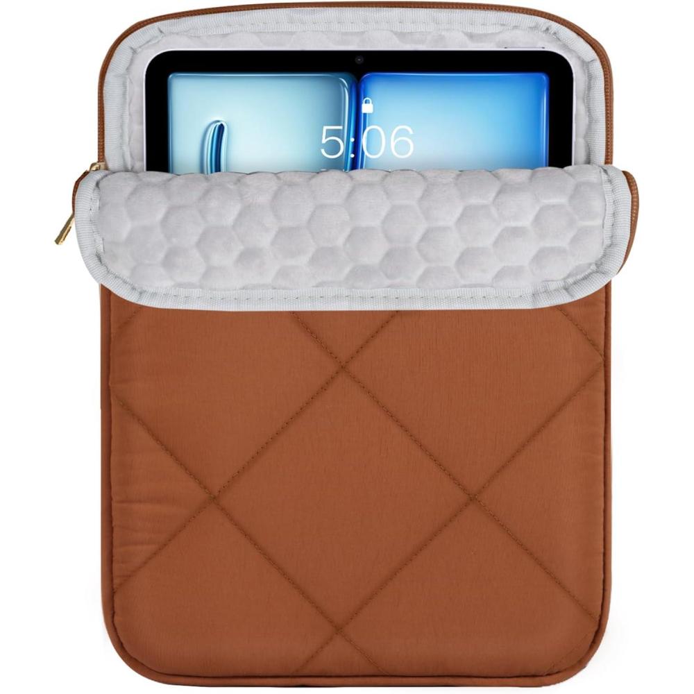 imageTiMOVO Tablet Sleeve Case for iPad 11inch A16 2025 ampamp iPad Air 11 Shockproof Protective Puffy Cover Fits iPad 10th Gen Galaxy Tab A9 Plus Tablet Carrying Travel Sleeve with Soft Lining BeigeLatte
