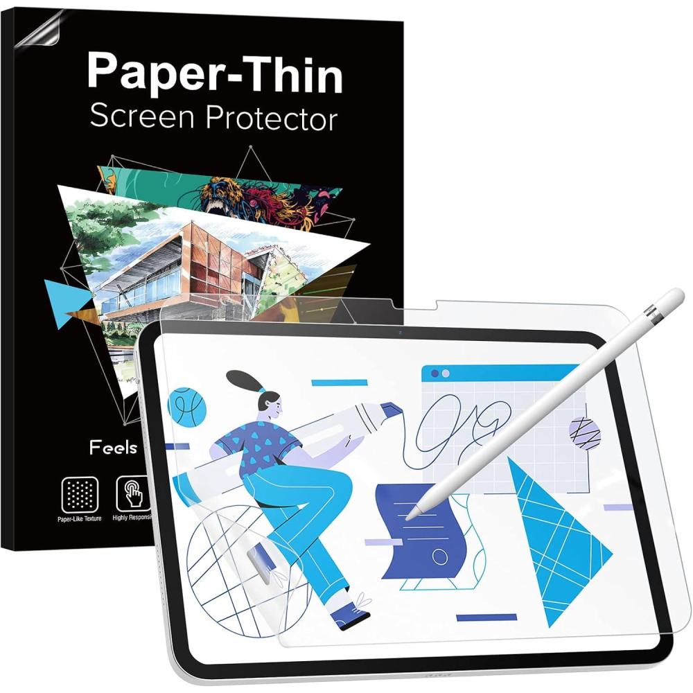 imageTiMOVO for iPad 10th Generation Screen Protector 109 inch iPad Screen Protector 2022 Matte Film for AllNew iPad 10th Gen Write and Draw Like on Paper Anti Glare 1 Pack