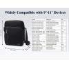 TiMOVO 11 Inch Tablet Sleeve Bag,Anti-Theft Tablet Bag with Shoulder Strap Fits iPad 10th Gen. 10.9″, iPad 9th/8th/7th Gen. 10.2″, iPad Air 11/Air 5th/4th Gen. 10.9″,Galaxy Tab A9+/A9 Plus 11″, Black(Black)