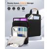 TiMOVO 13 Inch Tablet Handbag with Shoulder Strap for iPad Air 13″ M3 2025, iPad Pro 13″, iPad Pro 12.9″, Galaxy Tab S9 Plus/S10+/S10 Plus/S9 FE+/S9 FE Plus 12.4″, Remarkable Paper Pro 11.8″, Black(Black)