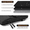 TiMOVO 13 Inch Tablet Sleeve for iPad Air 13″ M3 2025, iPad Pro 13″, iPad Pro 12.9″, Galaxy Tab S9 Plus/S10 Plus/S9 FE+/S9 FE Plus 12.4″, Remarkable Paper Pro 11.8″, Protective Carrying Bag, Black