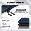 TiMOVO 13.3-14 Inch Laptop Sleeve Carrying Bag with Pockets for iPad Air 13 Inch 2024,iPad Pro 13 Inch 2024,MacBook Air 2022-2018,MacBook Pro M2/M2/M1 Pro/M1 Max,Galaxy Tab S9+/S8+ 12.4″,Black(Indigo)