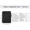 TiMOVO 13.3-14 Inch Laptop Sleeve Carrying Bag with Pockets for iPad Air 13 Inch 2024,iPad Pro 13 Inch 2024,MacBook Air 2022-2018,MacBook Pro M2/M2/M1 Pro/M1 Max,Galaxy Tab S9+/S8+ 12.4″,Black(Black)