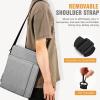 TiMOVO 13.3-14 Inch Laptop Sleeve Carrying Bag with Pockets for iPad Air 13 Inch 2024,iPad Pro 13 Inch 2024,MacBook Air 2022-2018,MacBook Pro M2/M2/M1 Pro/M1 Max,Galaxy Tab S9+/S8+ 12.4″,Black(Light Gray)