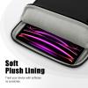 TiMOVO 13.3-14 Inch Laptop Sleeve Carrying Bag with Pockets for iPad Air 13 Inch 2024,iPad Pro 13 Inch 2024,MacBook Air 2022-2018,MacBook Pro M2/M2/M1 Pro/M1 Max,Galaxy Tab S9+/S8+ 12.4″,Black(Black)