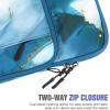TiMOVO 13.3-14 Inch Laptop Sleeve Carrying Bag with Pockets for iPad Air 13 Inch 2024,iPad Pro 13 Inch 2024,MacBook Air 2022-2018,MacBook Pro M2/M2/M1 Pro/M1 Max,Galaxy Tab S9+/S8+ 12.4″,Black(Cloud Peacock Blue)