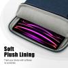 TiMOVO 13.3-14 Inch Laptop Sleeve Carrying Bag with Pockets for iPad Air 13 Inch 2024,iPad Pro 13 Inch 2024,MacBook Air 2022-2018,MacBook Pro M2/M2/M1 Pro/M1 Max,Galaxy Tab S9+/S8+ 12.4″,Black(Indigo)