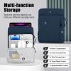 TiMOVO 13.3-14 Inch Laptop Sleeve Carrying Bag with Pockets for iPad Air 13 Inch 2024,iPad Pro 13 Inch 2024,MacBook Air 2022-2018,MacBook Pro M2/M2/M1 Pro/M1 Max,Galaxy Tab S9+/S8+ 12.4″,Black(Indigo)