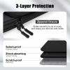 TiMOVO 13.3-14 Inch Laptop Sleeve Carrying Bag with Pockets for iPad Air 13 Inch 2024,iPad Pro 13 Inch 2024,MacBook Air 2022-2018,MacBook Pro M2/M2/M1 Pro/M1 Max,Galaxy Tab S9+/S8+ 12.4″,Black(Black)