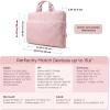 TiMOVO 15.6 Inch Laptop Sleeve Compatible with MacBook Air Pro, 15.6 Inch HP, Dell, Lenovo, Asus Notebook, Protective Laptop Carrying Case Bag with Handle, Pink(Pink)