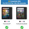 TiMOVO [2 Pack Anti Blue Light Screen Protector Compatible with Fire HD 8 & 8 Plus 12th/10th Generation (8 Inch – 2024/2022/2020 Released), Anti-Scratch Slim Film Fit Kindle HD 8 & 8 Plus