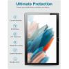 TiMOVO [2-Pack] Tempered Glass Screen Protector Compatible with Galaxy Tab A8 10.5 Inch 2021(SM-X200/X205/X207), Scratch-Resistant High Definition Clear Protective Film Fit Galaxy Tab A8, Clear