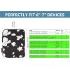 TiMOVO 6-7 Inch Sleeve Case for All-New Kindle Paperwhite and Kindle Colorsoft Signature Edition, Protective Sleeve Cover Pouch Bag Carrying Case for Kindle E-Reader/Oasis, Space Gray(Black & White Magnolia)