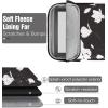 TiMOVO 6-7 Inch Sleeve Case for All-New Kindle Paperwhite and Kindle Colorsoft Signature Edition, Protective Sleeve Cover Pouch Bag Carrying Case for Kindle E-Reader/Oasis, Space Gray(Black & White Magnolia)