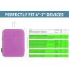 TiMOVO 6-7 Inch Sleeve Case for All-New Kindle Paperwhite and Kindle Colorsoft Signature Edition, Protective Sleeve Cover Pouch Bag Carrying Case for Kindle E-Reader/Oasis, Space Gray(Purple)