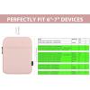 TiMOVO 6-7 Inch Sleeve Case for All-New Kindle Paperwhite and Kindle Colorsoft Signature Edition, Protective Sleeve Cover Pouch Bag Carrying Case for Kindle E-Reader/Oasis, Space Gray(Pink)