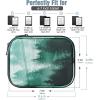TiMOVO 6-7 Inch Tablet Sleeve for All-New Kindle Paperwhite and Kindle Colorsoft Signature Edition, Protective Sleeve Cover Case with Pocket for Kindle E-Reader/Kindle Oasis, Yellow Flower(Aa-Green Forest)