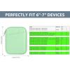 TiMOVO 6-7 Inch Tablet Sleeve for All-New Kindle Paperwhite and Kindle Colorsoft Signature Edition, Protective Sleeve Cover Case with Pocket for Kindle E-Reader/Kindle Oasis, Yellow Flower(Agave Green)