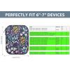TiMOVO 6-7 Inch Tablet Sleeve for All-New Kindle Paperwhite and Kindle Colorsoft Signature Edition, Protective Sleeve Cover Case with Pocket for Kindle E-Reader/Kindle Oasis, Yellow Flower(A-Colorful Flower)