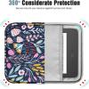 TiMOVO 6-7 Inch Tablet Sleeve for All-New Kindle Paperwhite and Kindle Colorsoft Signature Edition, Protective Sleeve Cover Case with Pocket for Kindle E-Reader/Kindle Oasis, Yellow Flower(A-Colorful Flower)