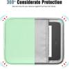 TiMOVO 6-7 Inch Tablet Sleeve for All-New Kindle Paperwhite and Kindle Colorsoft Signature Edition, Protective Sleeve Cover Case with Pocket for Kindle E-Reader/Kindle Oasis, Yellow Flower(Agave Green)