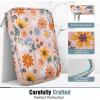 TiMOVO 6-7 Inch Tablet Sleeve for All-New Kindle Paperwhite and Kindle Colorsoft Signature Edition, Protective Sleeve Cover Case with Pocket for Kindle E-Reader/Kindle Oasis, Yellow Flower(B-Yellow Flower)