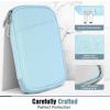 TiMOVO 6-7 Inch Tablet Sleeve for All-New Kindle Paperwhite and Kindle Colorsoft Signature Edition, Protective Sleeve Cover Case with Pocket for Kindle E-Reader/Kindle Oasis, Yellow Flower(Baby Blue)