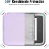 TiMOVO 6-7 Inch Tablet Sleeve for All-New Kindle Paperwhite and Kindle Colorsoft Signature Edition, Protective Sleeve Cover Case with Pocket for Kindle E-Reader/Kindle Oasis, Yellow Flower(Purple Lavender)
